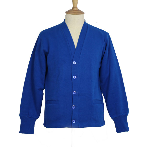 Royal Blue Cardigan Sweater - Classic Designs